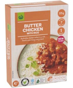 Woolworths Butter Chicken & Rice 375g